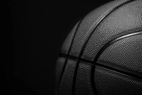 Close Detail Van Basketbal Bal Textuur Achtergrond — Stockfoto