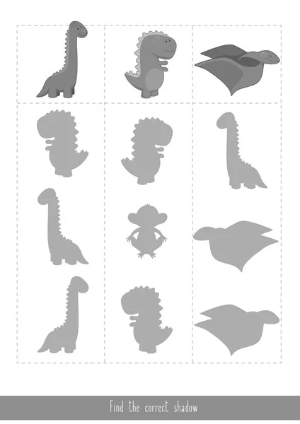 Vind de juiste schaduw — Stockvector