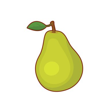 Armut meyve vektör çizim
