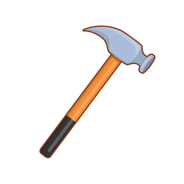 Vector illustration of hammer — Stock Vector