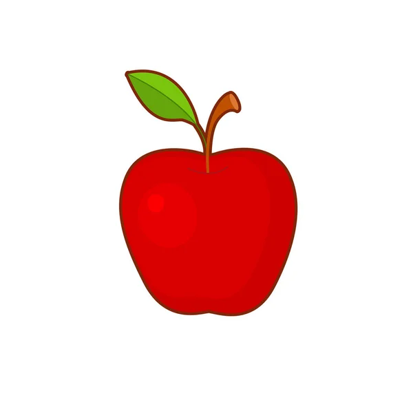 Vektorové ilustrace apple ovoce — Stockový vektor