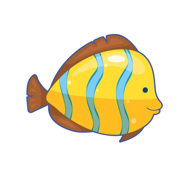 Ilustración vectorial de peces pelados — Vector de stock