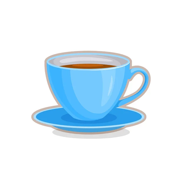 Ilustración vectorial de taza de té — Vector de stock