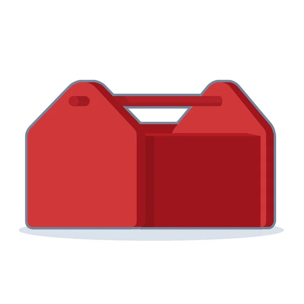 Caja de herramientas sobre fondo blanco . — Vector de stock