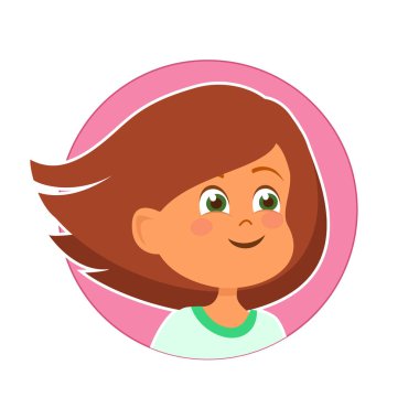 Mutlu gülümseyen kız 