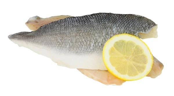 Basa Fiskfiléer Även Känd Som River Skomakare Isolerade Vit Bakgrund — Stockfoto