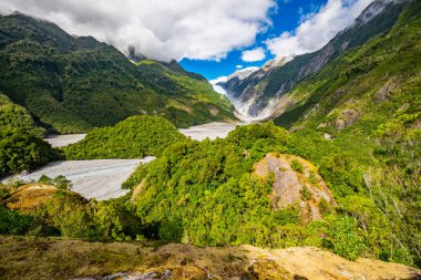 Franz Josef Glacier, Westland Tai Poutini Milli Parkı'nda Yeni Zelanda Batı kıyısında bulunan, izlemek