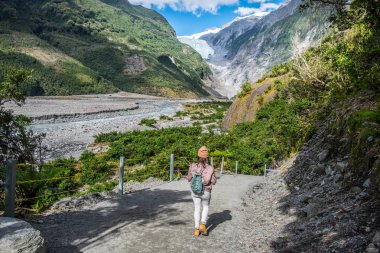 Franz Josef Glacier, Westland Tai Poutini Milli Parkı'nda Yeni Zelanda Batı kıyısında bulunan, izlemek