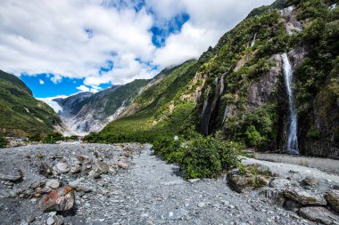 Franz Josef Glacier, Westland Tai Poutini Milli Parkı'nda Yeni Zelanda Batı kıyısında bulunan, izlemek