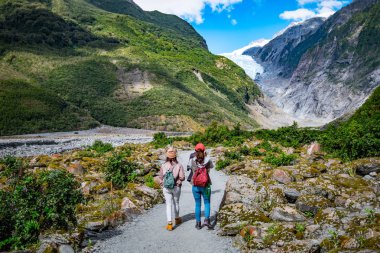 Franz Josef Glacier, Westland Tai Poutini Milli Parkı'nda Yeni Zelanda Batı kıyısında bulunan, izlemek
