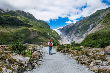 Franz Josef Glacier, Westland Tai Poutini Milli Parkı'nda Yeni Zelanda Batı kıyısında bulunan, izlemek