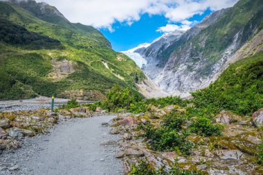 Franz Josef Glacier, Westland Tai Poutini Milli Parkı'nda Yeni Zelanda Batı kıyısında bulunan, izlemek