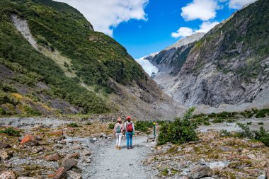 Franz Josef Glacier, Westland Tai Poutini Milli Parkı'nda Yeni Zelanda Batı kıyısında bulunan, izlemek
