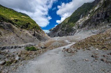Franz Josef Glacier, Westland Tai Poutini Milli Parkı'nda Yeni Zelanda Batı kıyısında bulunan, izlemek