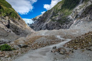 Franz Josef Glacier, Westland Tai Poutini Milli Parkı'nda Yeni Zelanda Batı kıyısında bulunan, izlemek