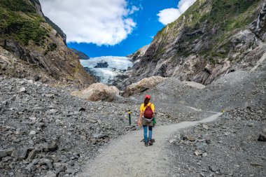 Franz Josef Glacier, Westland Tai Poutini Milli Parkı'nda Yeni Zelanda Batı kıyısında bulunan, izlemek