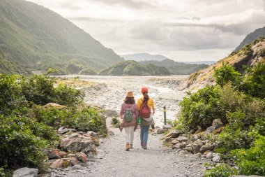 Franz Josef Glacier, Westland Tai Poutini Milli Parkı'nda Yeni Zelanda Batı kıyısında bulunan, izlemek