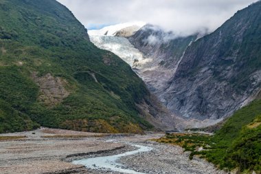 Franz Josef Glacier, Westland Tai Poutini Milli Parkı'nda Yeni Zelanda Batı kıyısında bulunan, izlemek