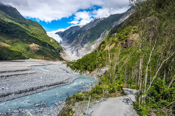 Franz Josef Glacier, Westland Tai Poutini Milli Parkı'nda Yeni Zelanda Batı kıyısında bulunan, izlemek