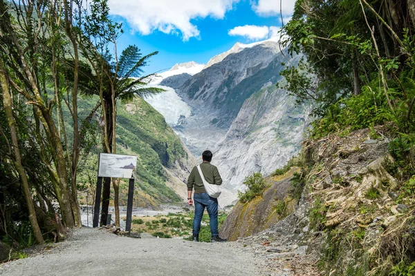 Franz Josef Glacier, Westland Tai Poutini Milli Parkı'nda Yeni Zelanda Batı kıyısında bulunan, izlemek