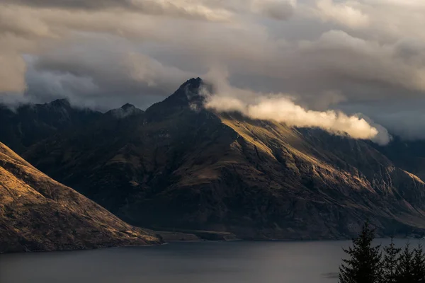 Landschap Rond Lake Wakatipu Remarkables Queenstown Nieuw Zeeland — Stockfoto