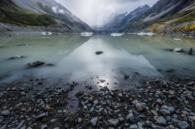 Fahişe Gölü, en popüler dönüm noktası: Aoraki/Mt Cook Milli Park, Avustralya