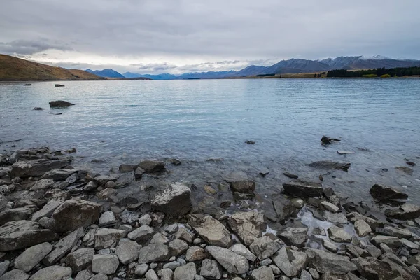 新西兰特卡波湖周边景观 — 图库照片