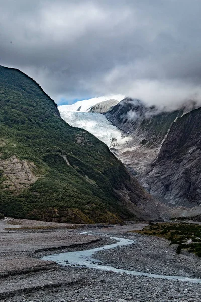 Bijhouden Franz Josef Glacier Gelegen Westland Tai Poutini National Park — Stockfoto