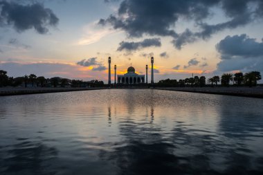 Merkez Camii ünlü dönüm noktası: Songkhla ilin Güney Tayland.