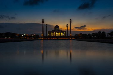 Merkez Camii ünlü dönüm noktası: Songkhla ilin Güney Tayland.