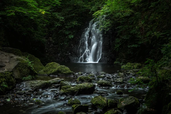Glenoe şelale, Antrim, Kuzey İrlanda glens içinde bulunan