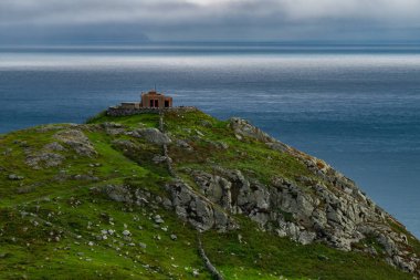 Torr etrafında peyzaj, baş, antrim Ballycastle yakınındaki ülkenin üzerinde bulunan bir Kuzey İrlanda'nın cazibe.