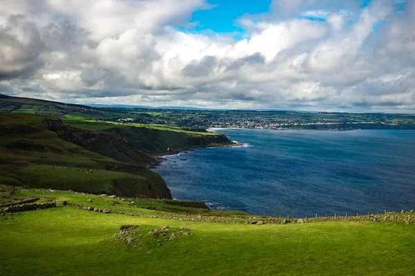 Paisagem Torno Fair Head Trail Uma Das Famosas Atrações País — Fotografia de Stock