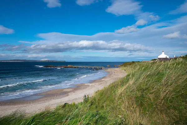 Ballycastle Beach Destino Turístico Popular Localizado Rota Costeira Causeway Costa — Fotografia de Stock