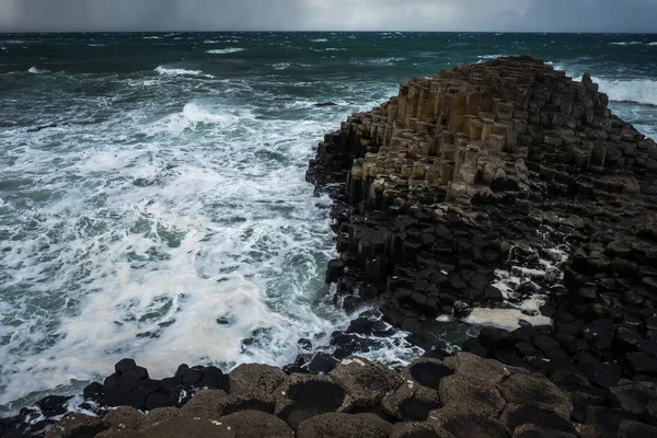 Landscape Giant Causeway Unesco World Heritage Site Which Has Numbers — Stock Photo, Image