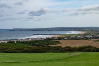 Manzara Portstewart kasaba, küçük bir kasaba olan County Londonderry, Kuzey İrlanda