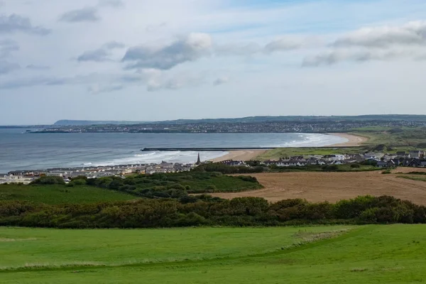 Manzara Portstewart kasaba, küçük bir kasaba olan County Londonderry, Kuzey İrlanda