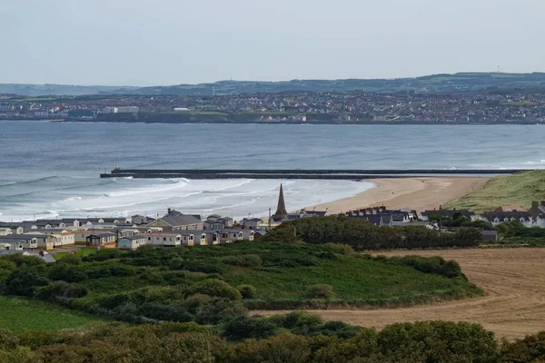 stock image Landscape of Portstewart town,a small town in County Londonderry, Northern Ireland