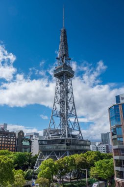 Manzara Tv Kulesi Sakae bölgesinde, Nagoya city, Japonya
