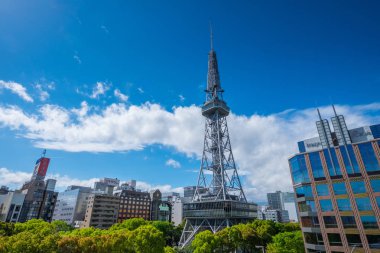 Manzara Tv Kulesi Sakae bölgesinde, Nagoya city, Japonya