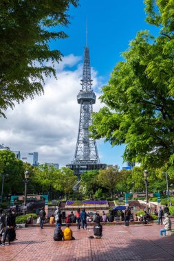 Manzara Tv Kulesi Sakae bölgesinde, Nagoya city, Japonya