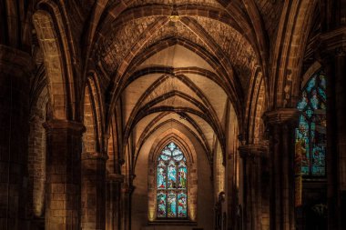 St Giles Katedrali olarak da bilinen Edinburgh yüksek Kirk, 's Church of İskoçya Edinburgh, Büyük Britanya.