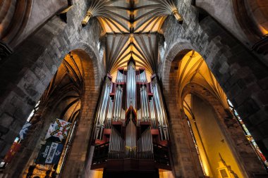St Giles Katedrali olarak da bilinen Edinburgh yüksek Kirk, 's Church of İskoçya Edinburgh, Büyük Britanya.