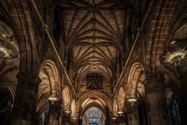 セント ジャイルズ大聖堂として知られている 高カークのエジンバラはスコットランドの教会 イギリスのエジンバラ — ストック写真