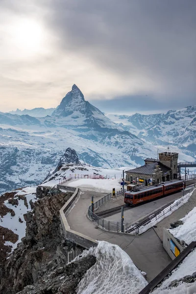 Matterhorn, Isviçre manzaralı manzarası