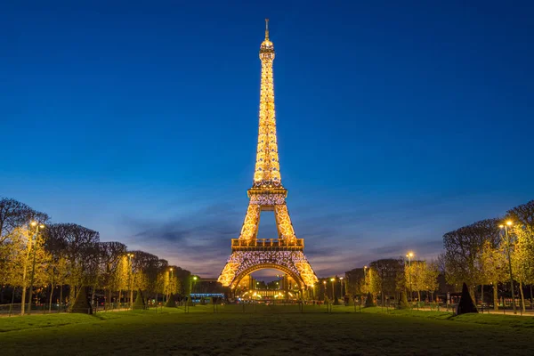 Eiffel toren Light up, Parijs, Frankrijk — Stockfoto