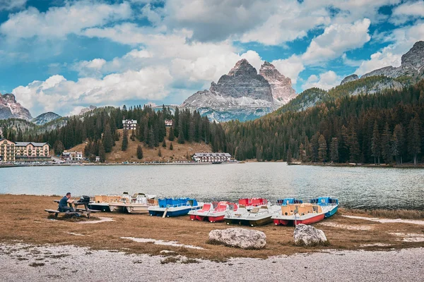 Lago Misurina, Italia — Foto de Stock