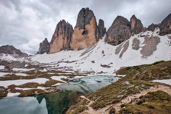 The landscape around Tre Cime di Lavaredo, Dolomites, Italy