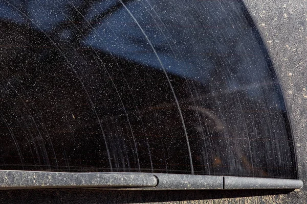 windshield dirty car splashed with mud close up Stock Photo - Alamy