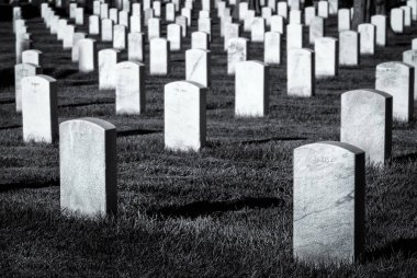 Arlington mezarlığı mezar taşı